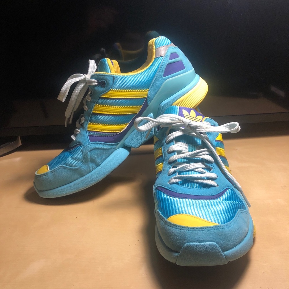 Adidas ZX Mega Torsion Aqua Blue Yellow